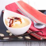 custard cream with whipped egg whites